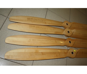 Wooden 2-blade propeller